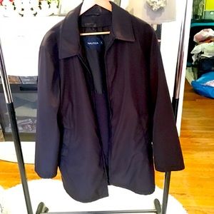 Large mid trench rain coat.